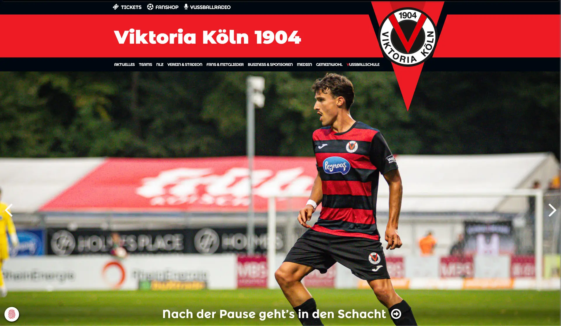 Viktoria Köln 1904 e.V. | Referenz Website Viktoria Köln