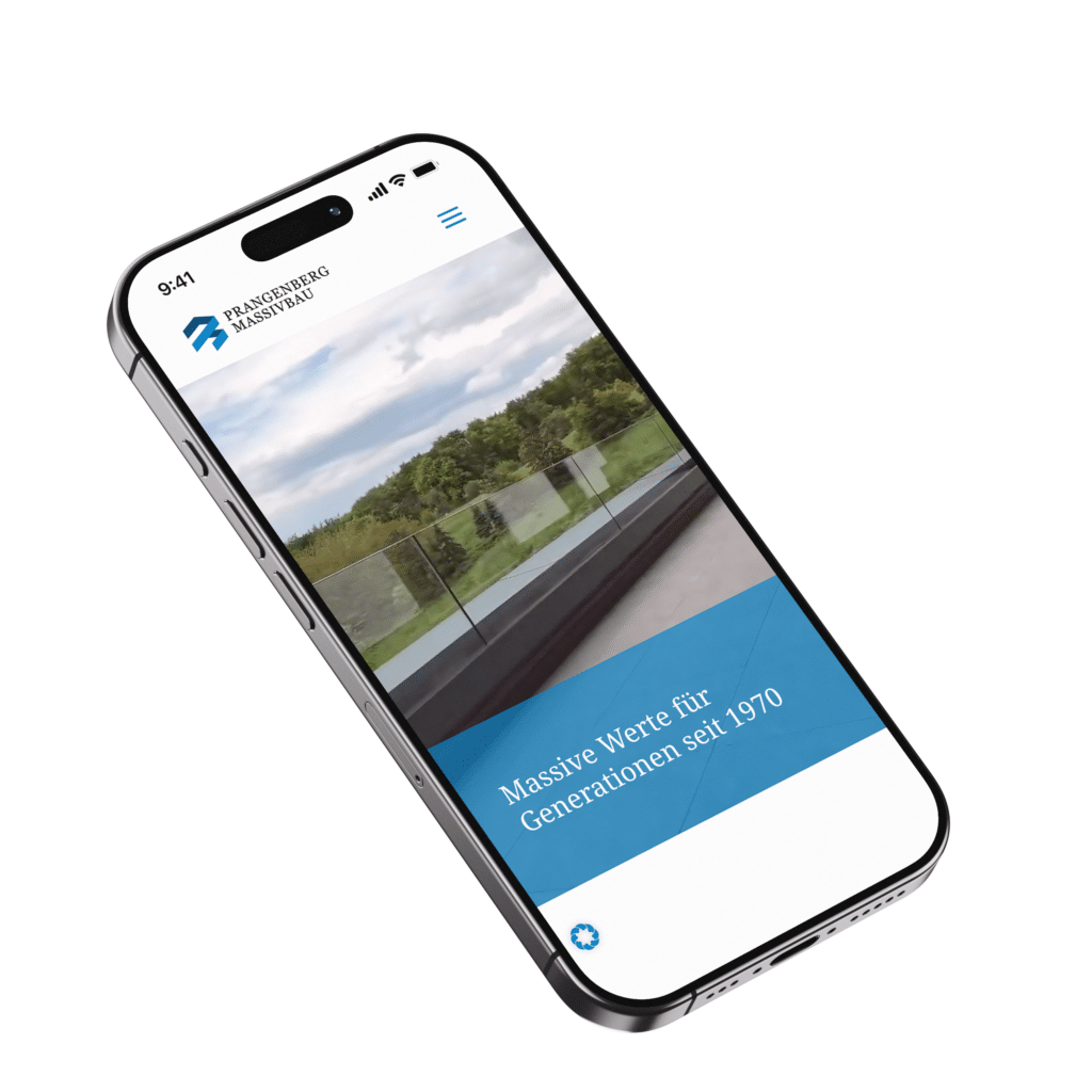 Webdesign Köln Referenz Prangenberg Massivbau