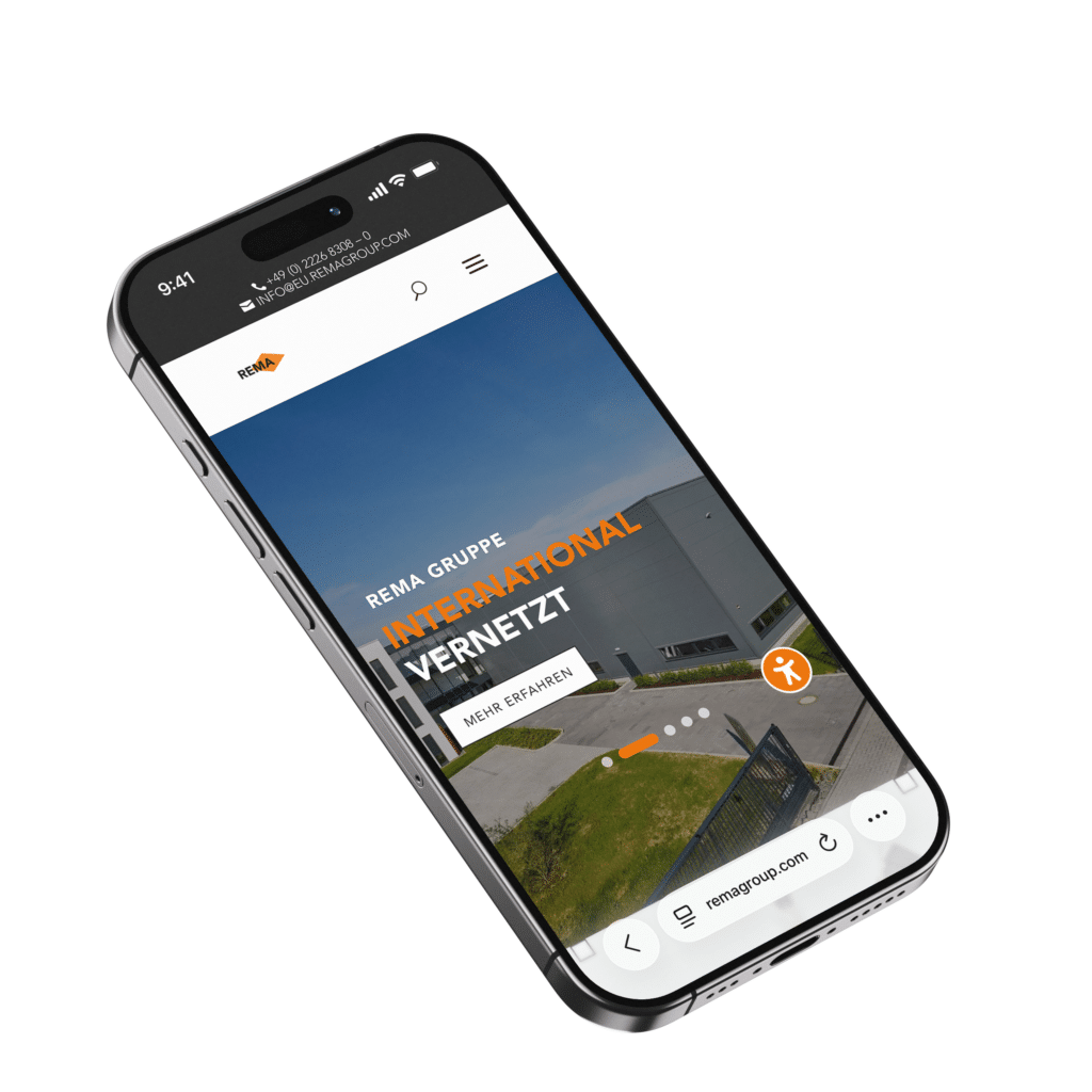 Webdesign Köln Referenz Rema Group